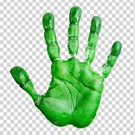 green hand